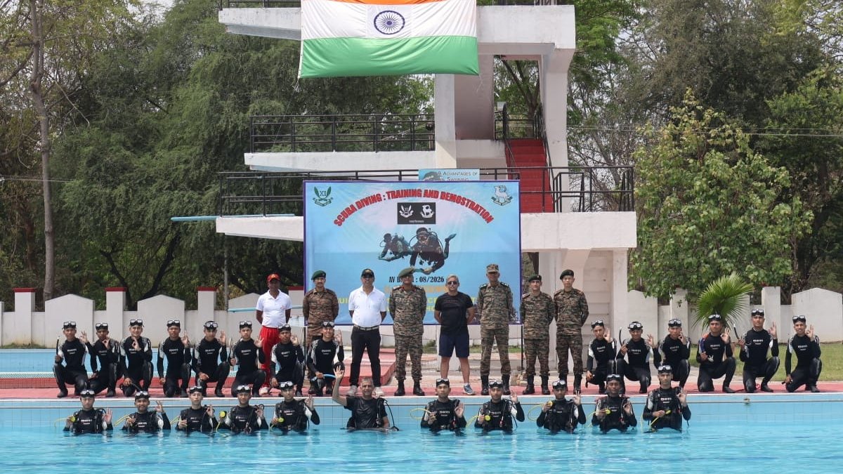 Indian Army conducts scuba diving training session for Agniveers in Lucknow