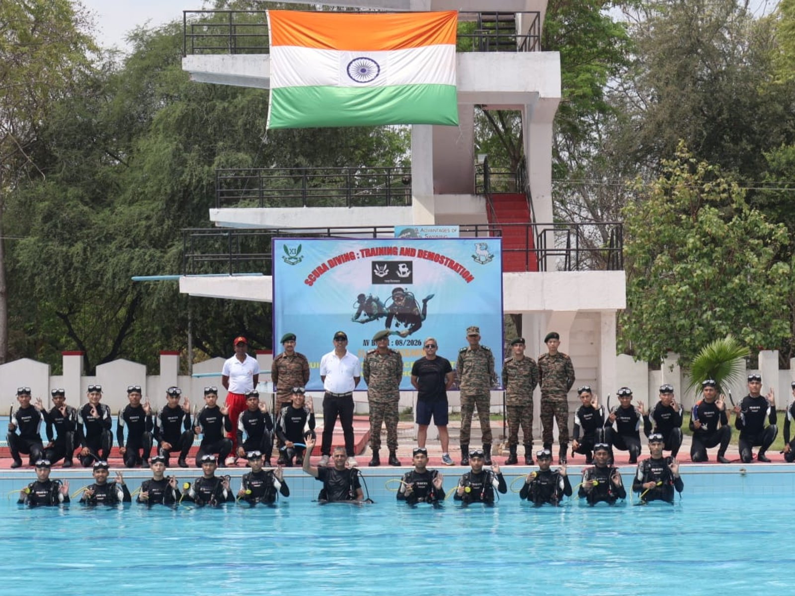 Indian Army conducts scuba diving training session for Agniveers in Lucknow